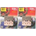EBC Brakes Double-H Sintered Superbike Brake Pads Front - FA604/4HH EBC Brakes Double-H Sintered Superbike Brake Pads Front - FA604/4HH